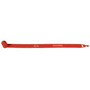 Transposafe®, Lock Seal, Plastic, 7-1/2 in, 3/8 in, Red, 35 lbs, Tankers, Railcars, Containers, Bins, Truck Doors, 100 per Pack, Heavy-Duty, Highly Secure Closure