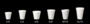 Dart®, Cold and Hot Cup, White, Polystyrene Foam, 6 oz, 25 per Bag|1000 per Case