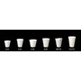 Dart®, Cold and Hot Cup, White, Polystyrene Foam, 8 oz, 25 per Bag|1000 per Case