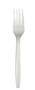 Boardwalk BWKFORKMWPP Plastic Forks Medium Weight