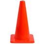Orange Traffic Cone 18" Black Square Base 11" Safety Flag CSB18