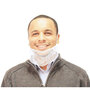Disposable White Nylon Beard Net, 18"