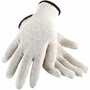 String Knit Glove Cotton/Polyester Blend White