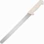 12" Plain Edge Slicing Knife With Value Grip Handle White