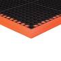 Apache® TruTread Anti-Fatigue 7/8 Mat Black with Orange Border