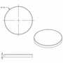 Bonar 2012.5 Lid for 10 Gallon Round Utility Drum, Natural Color