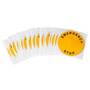Brady® THTEP-247-593YL Round Yellow Emergency Stop Label Raised Panel