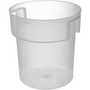CFS 180530 Poly Bain Marie Food Storage Container Translucent, 18 qt