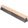 CFS 4501423 Flagged Bristle Hardwood Push Broom Head, 24", Gray