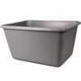 Large Gray Plastic Lug, 19" x 25" x 14"