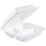 Dart 85HT3R 3-Compartment Foam Carry-Out Container w/ Lid