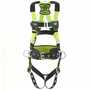 Honeywell H5CS311021 H500 Full Body Harness, 3 D-Rings, 420 lb Cap