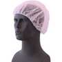 Johnson Wilshire 6624 Polypropylene Bouffant Cap, Pink 24"