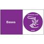Bases Metal Detectable Tag Polyproplyene Purple 3" X 5"