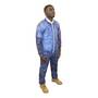 Malt Industries M1200B Blue Coverall Zip Front Sizes S-7X