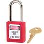 Masterlock® Zenex 410RED2KEY Red Lockout Padlock, Keyed Different