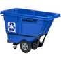 Rubbermaid 130573 Standard Duty Recycling Tilt Truck, 850 lb Cap, 1/2 Cu Yd