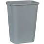 Rubbermaid FG295700GRAY Untouchable Gray Under-Desk Trash Can, 41 qt