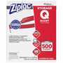 SC Johnson SJN682256 Ziploc Bags with Write-On Label, Quart, 500ct