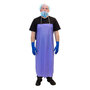 The Safety Zone ® Blue Vinyl Aprons, 6 mil, 35" x 45"