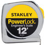 Stanley® Powerlock® Tape Measure, Engineers Scale