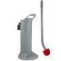 Unger BBWHR Ergo Toilet Bowl Brush with Holder, 26" Handle