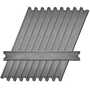 Unger MDSBO Replacement Blades for Medium Duty Scrapers, 6"