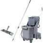 Unger SCFPG SmartColor Floor Pack Mop and Bucket Set, Gray 30L