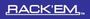 Rack'em 512 Horizon Heavy-Duty Plastic Multi-Compartment Dispenser