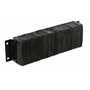 Vestil Laminated Rubber Dock Bumper 10 In. x 36 In. x 6 In. Black