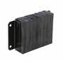 Vestil Laminated Rubber Dock Bumper 12 In. x 18 In. x 4-1/2 In. Black