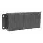 Vestil Laminated Rubber Dock Bumper 12 In. x 30 In. x 4-1/2 In. Black