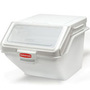 Rubbermaid FG9G5800 ProSave White Shelf Ingredient Bin 10.7 Gal.