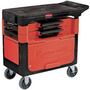 Rubbermaid FG618088BLA Black Trades Cart and Locking Cabinet