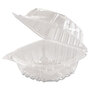 Dart® C57PST1 ClearSeal Hinged-Lid Plastic Containers, 5.8 x 6 x 3, Clear, Plastic, 125/Pack, 4 Packs/Carton