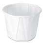 SOLO® 050 Paper Portion Cups, 0.5 oz, White, 250/Bag, 20 Bags/Carton
