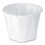 SOLO® 100 Paper Portion Cups, 1 oz, White, 250/Bag, 20 Bags/Carton