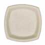 Dart® 6PSC1PFPK Compostable Fiber Dinnerware, ProPlanet Seal, Plate, 6.7 x 6.7, Tan, 125/Pack