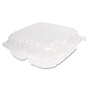 Dart® C95PST3 ClearSeal Hinged-Lid Plastic Containers, 3-Compartment, 9.4 x 8.9 x 3, Plastic, 100/Bag, 2 Bags/Carton
