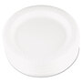 Dart® 9PWQR Quiet Classic Laminated Foam Dinnerware, Plate, 9" dia, White, 125/Pack, 4 Packs/Carton