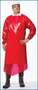 PolyCo 42588 VR Gown With Elastic Cuff 4 mil Red 55"L