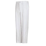 White Cook Pants Elastic Waist Snap Closure 44" x 32"