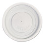 SOLO® VL34R0007 Polystyrene Vented Hot Cup Lids, Fits 4 oz Cups, White, 100/Pack, 10 Packs/Carton