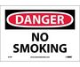 NMC D79P "Danger No Smoking" Adhesive Backed Vinyl Sign, 10" x 7"