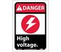 Danger High Voltage Sign, Vinyl