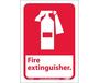 Fire Extinguisher Safety Sign, Vinyl