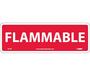 Flammable Sign, Rigid Plastic