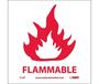 Flammable Sign, Vinyl