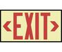 Exit Sign, Rigid Plastic