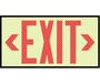 Exit Sign, Rigid Plastic